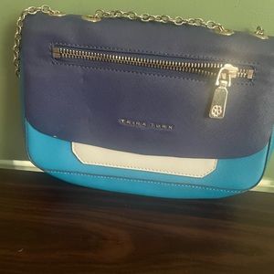 Trina Turk Blue Colorblock crossbody